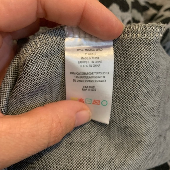 La Classe Couture Gray & Black Leopard Print Short Sleeve Mini Dress - Size M - Picture 4 of 8